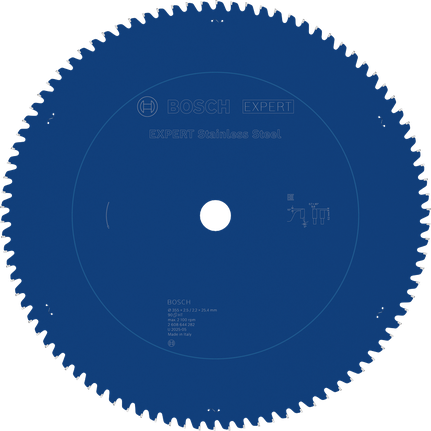 Lame de scie circulaire Bosch EXPERT en acier inoxydable, 90 dents.