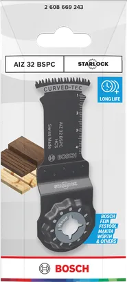 Lame de coupe à bois Bosch AIZ 32 BSPC 32×50 mm.