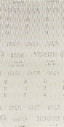 Filet de ponçage Bosch EXPERT M480 115x107mm grain 240.