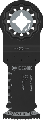 Lame de coupe pour bois Bosch Starlock AIZ 32 EPC, 32 x 50 mm.