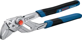 Pince-clé sanitaire Bosch 250 mm avec manche ergonomique.