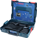 Kit de nettoyage Bosch pour GAS 18V-12 MC dans une mallette de transport.
