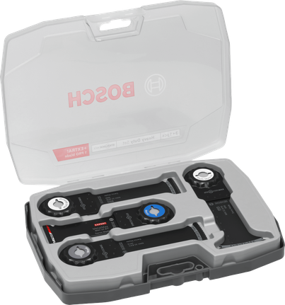 Bosch Heavy Duty Set 4 pièces de lames pour outils oscillants.