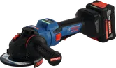 Meuleuse d'angle sans fil Bosch EXWS18V-15PS avec batterie 18V.
