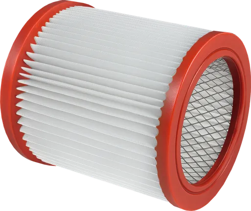 Filtre cylindrique en polyester Bosch pour l'extraction de poussière.