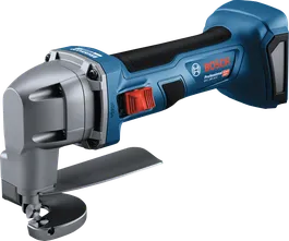 Cisaille à métaux sans fil Bosch GSC 18V-16 E pour la découpe de l'acier.