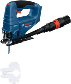 Scie sauteuse sans fil Bosch GST 18V-95 B avec aspiration de poussière.