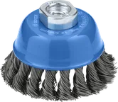 Brosse métallique robuste Bosch 75 mm pour meuleuses d'angle.