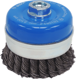 Brosse métallique Bosch à godet épais 100 x 0,8 mm pour meuleuses.
