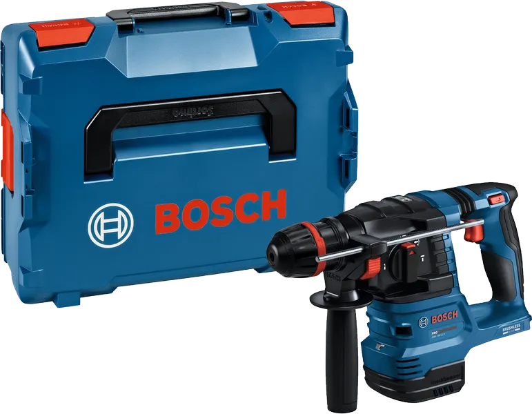 Marteau perforateur Bosch GBH 18V-22 X avec mallette de transport.