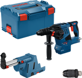 Ensemble marteau perforateur Bosch GBH18V-28F avec coffret.
