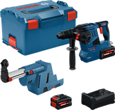 Ensemble marteau perforateur sans fil Bosch GBH 18V-28 F avec coffret.