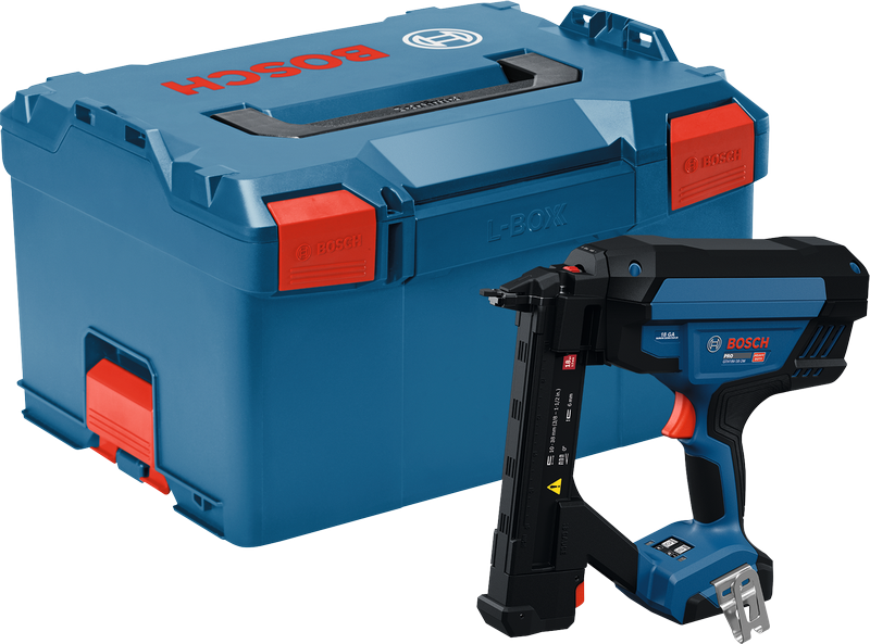 Cloueuse sans fil Bosch GTH18V-38 avec coffret L-Boxx.