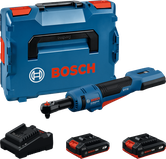 Kit de cliquet sans fil Bosch GRC 18V-60 avec batteries.