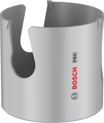 Scie cloche filetée Bosch PRO pour matériaux de construction, diamètre 68 mm.