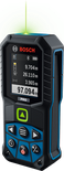 Télémètre laser Bosch GLM100-36CG avec pochette et piles.