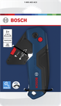 Couteau pliant Bosch avec lame en acier SK5 et ouverture rapide.