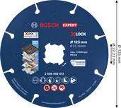 Disque de coupe diamanté Bosch EXPERT pour métaux X-LOCK 125 mm.
