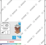 Disque de coupe diamanté turbo multi-matériaux Bosch 180 mm.