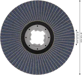 Disque à lamelles Bosch PRO X571 incliné 125 mm G60 X-Lock.
