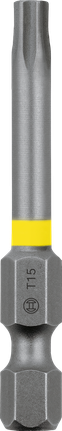 Embout de tournevis Bosch Extra Hard T15, longueur 50 mm.
