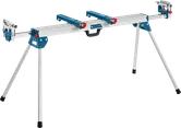 Support de scie Bosch GTA 3800 avec supports réglables.