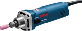 Meuleuse droite Bosch GGS 28 CE avec mèche de meulage.