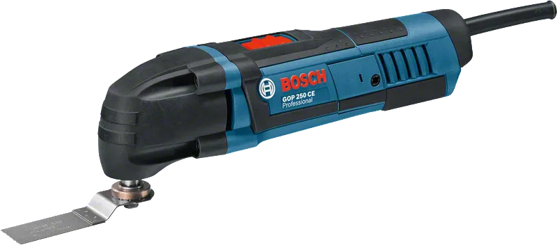 Fraise multifonction Bosch GOP 250 CE pour des tâches d'oscillation précises.