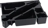 Plateau d'insertion Bosch pour l'organisation des outils et des accessoires.