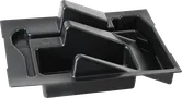 Plateau d'insertion Bosch pour l'organisation des outils et des accessoires.