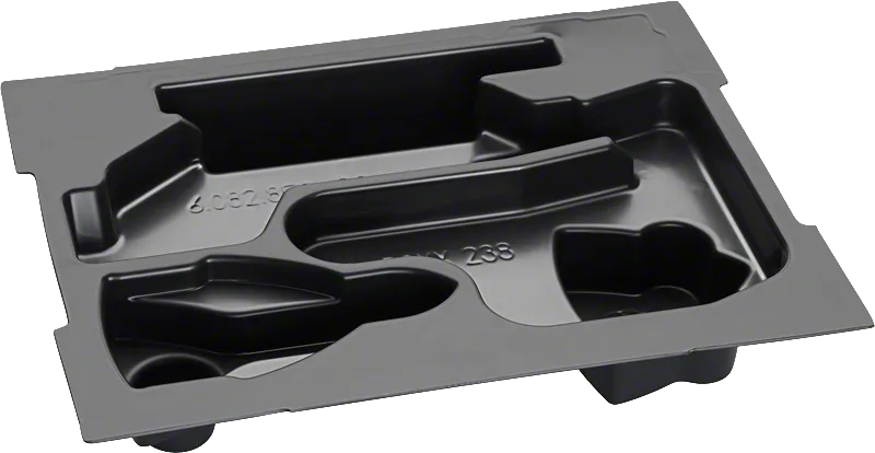 Plateau d'insertion Bosch pour le rangement des accessoires d'outils électriques.