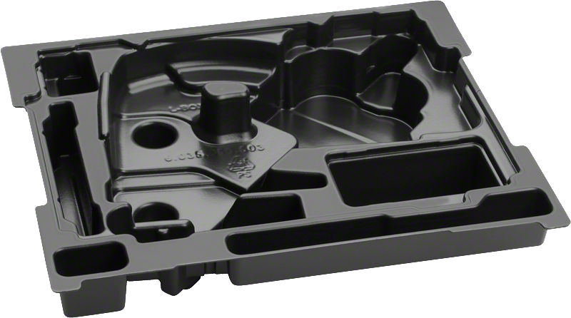 Plateau d'insertion Bosch pour le rangement des accessoires d'outils.