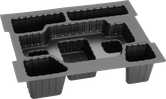 Plateau d'insertion Bosch pour l'organisation des outils et des accessoires.