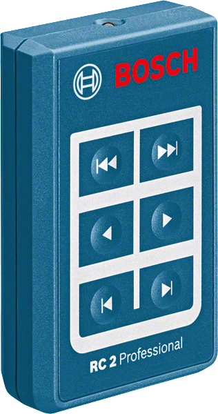 Télécommande Bosch RC 2 pour outils de nivellement laser.