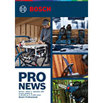 Outils Bosch Professional sur un fond bois, incluant scie et perceuse, ambiance de travail.