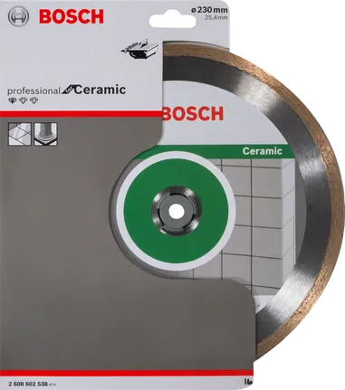 Bosch keramische doorslijpschijf 230 mm.