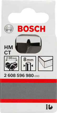 Bosch 30mm 8mm wolfraamcarbide scharnierfrees.