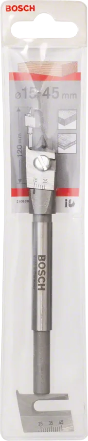 Bosch verstelbare spadeboor 13–45mm zeskant.