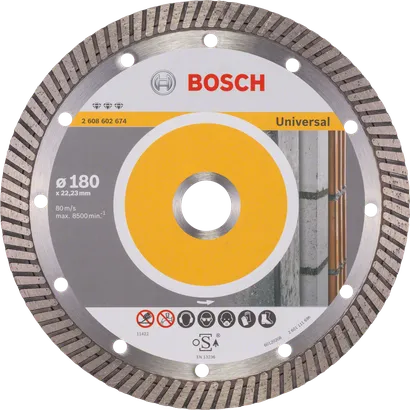 Bosch diamantdoorslijpschijf Best for Universal Turbo 180mm.
