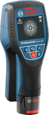 Bosch D-tect 120 wandscanner met digitaal display.