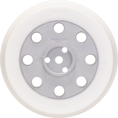 Bosch extra zachte schuurzool 125mm met 8 gaten.