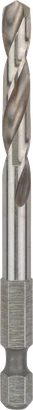 Bosch HSS-G centreerboor met 7,15 mm zeskantschacht.