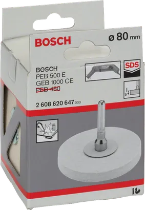 Bosch 80 mm polijstvilt accessoire.