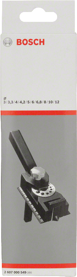 Bosch deuvelboorgeleider verpakking.