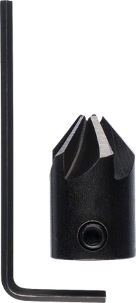 Bosch verzinkboor met asbevestiging voor brad-puntboren.