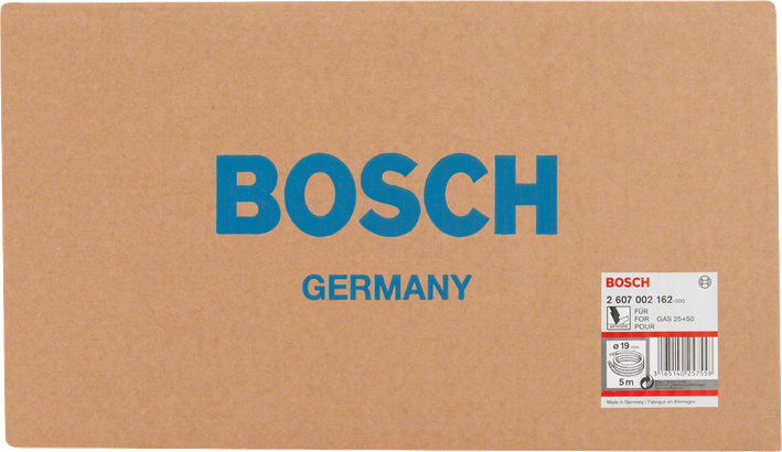 Bosch antistatische slang 19 mm 5 m.