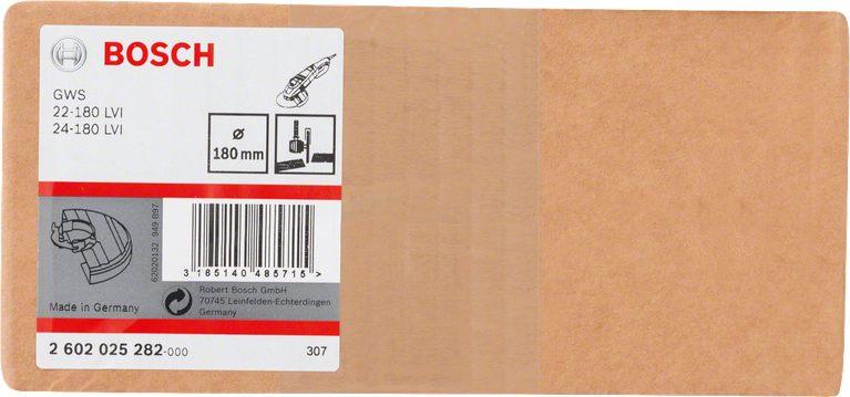 Bosch beschermkap met afdekking 180mm.