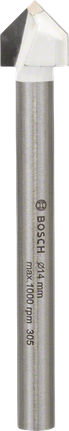 Bosch CYL-9 Keramische tegelboor met een diameter van 14 mm.