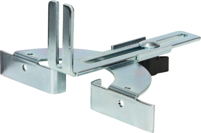 Bosch parallelgeleider voor nauwkeurige rechte zaagsneden.