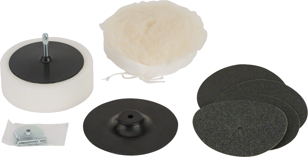 Bosch 8-delige S24 polijstset voor 125 mm boor.